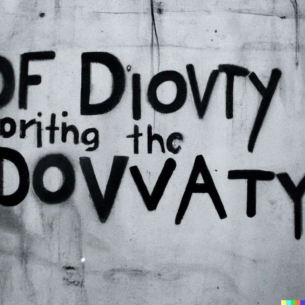 the discovery of gravity, graffiti